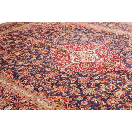Tappeto Kashan Persia beige grigio 300x428