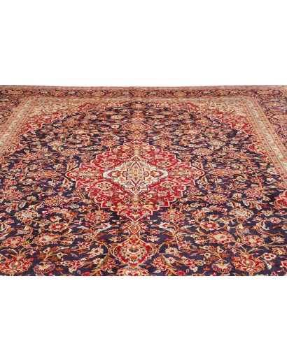 Tappeto Kashan Persia beige grigio 300x428