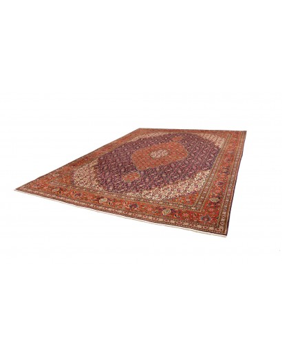 Tappeto Tabriz Persia marrone blu 300x390