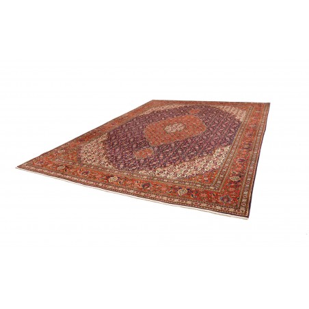 Tappeto Tabriz Persia marrone blu 300x390