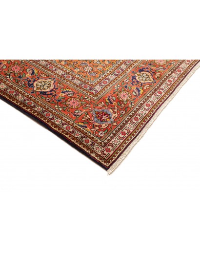 Tappeto Tabriz Persia marrone blu 300x390