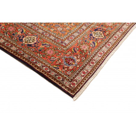 Tappeto Tabriz Persia marrone blu 300x390