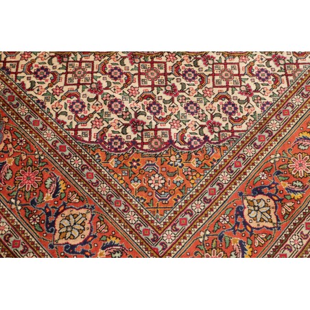 Tappeto Tabriz Persia marrone blu 300x390
