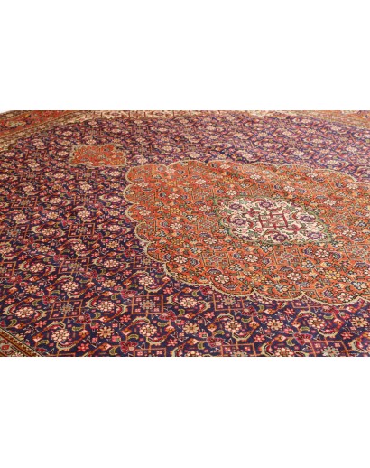 Tappeto Tabriz Persia marrone blu 300x390