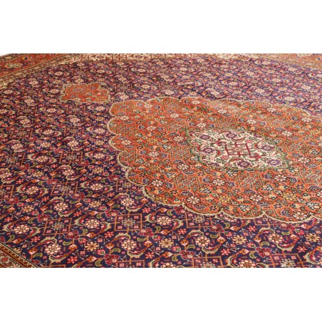Tappeto Tabriz Persia marrone blu 300x390