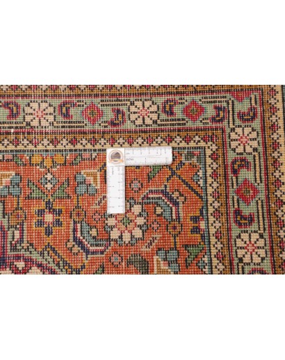 Tappeto Tabriz Persia marrone blu 300x390