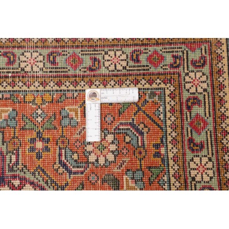 Tappeto Tabriz Persia marrone blu 300x390