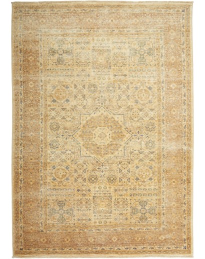 Tappeto Mamlouk Pakistan marrone giallo 122x177