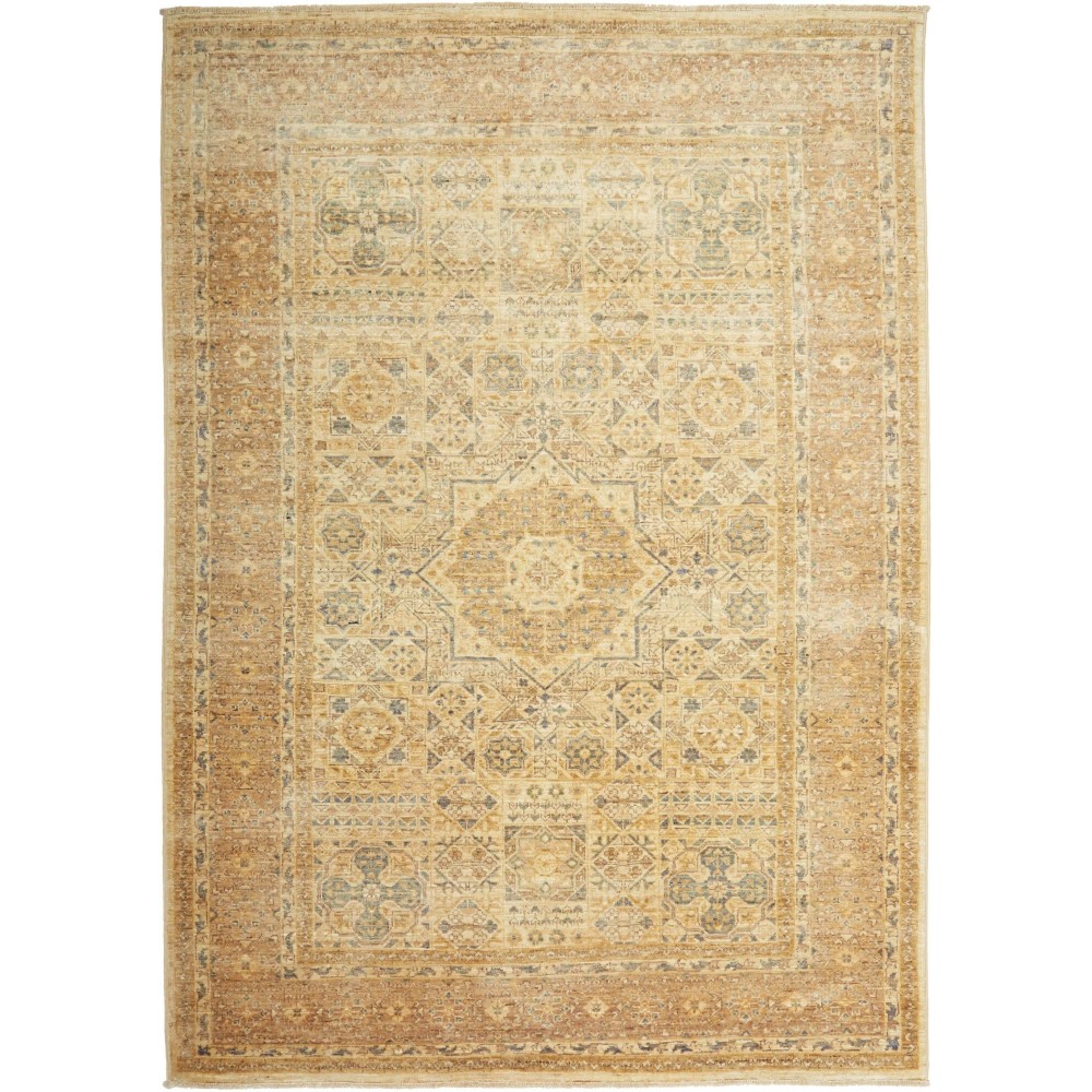 Tappeto Mamlouk Pakistan marrone giallo 122x177 Tappeto Mamlouk Pakistan marrone giallo 122x177