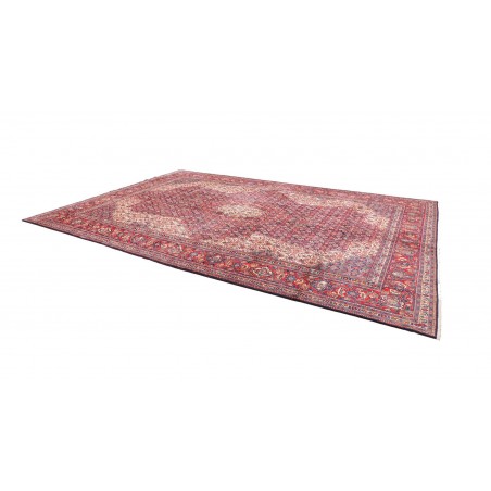 Tappeto Sarough Persia azzurro arancione 287x422