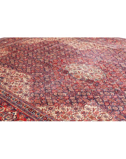 Tappeto Sarough Persia azzurro arancione 287x422