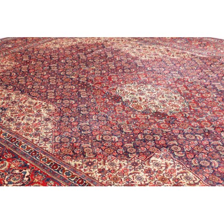 Tappeto Sarough Persia azzurro arancione 287x422