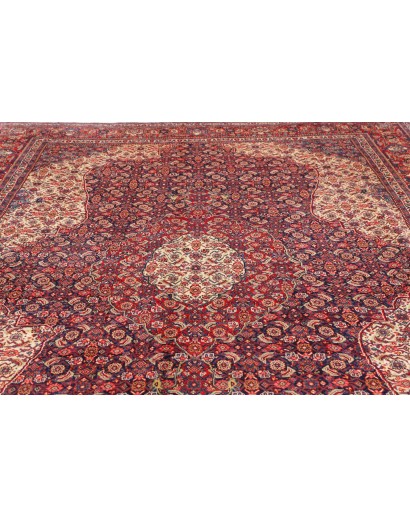Tappeto Sarough Persia azzurro arancione 287x422