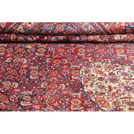 Tappeto Sarough Persia azzurro arancione 287x422