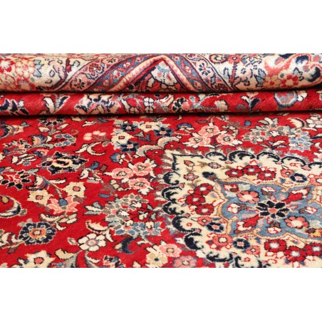 Tappeto Sarough Persia beige marrone 276x407