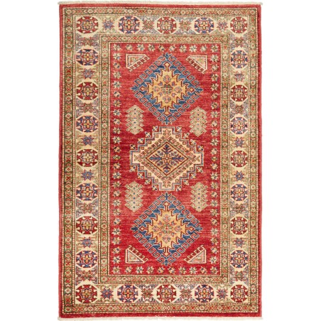 Tappeto Kazak Fine Pakistan marrone giallo 100x152