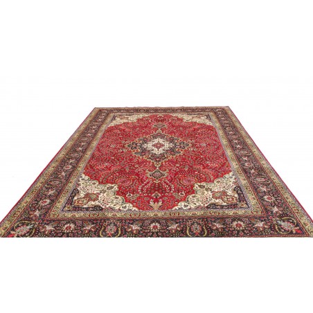 Tappeto Tabriz Persia marrone 252x340