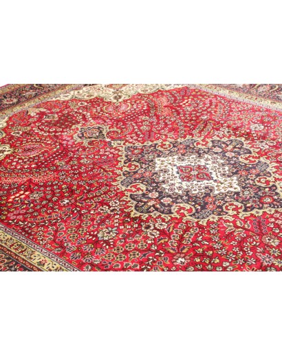 Tappeto Tabriz Persia marrone 252x340