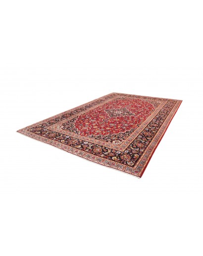 Tappeto Ardakan Persia bianco grigio 257x378