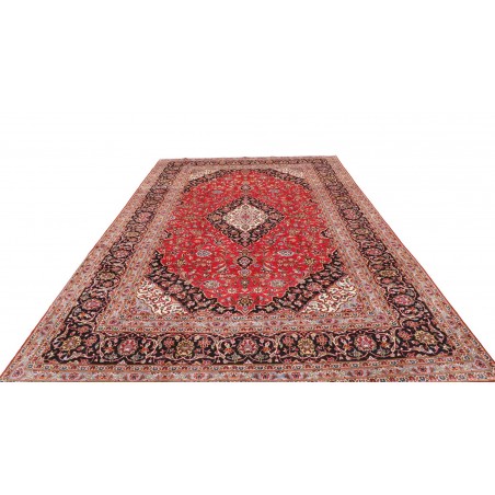 Tappeto Ardakan Persia marrone bianco 253x366