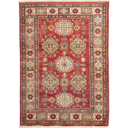 Tappeto Kazak Fine Pakistan marrone giallo 83x113