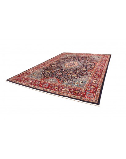 Tappeto Kashamr Zirkhaki Persia marrone azzurro 292x390