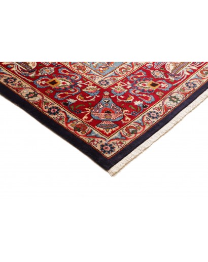 Tappeto Kashamr Zirkhaki Persia marrone azzurro 292x390