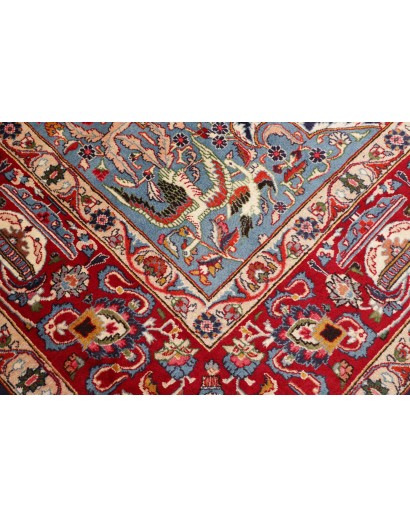 Tappeto Kashamr Zirkhaki Persia marrone azzurro 292x390