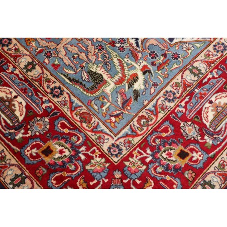 Tappeto Kashamr Zirkhaki Persia marrone azzurro 292x390