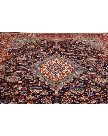 Tappeto Kashamr Zirkhaki Persia marrone azzurro 292x390