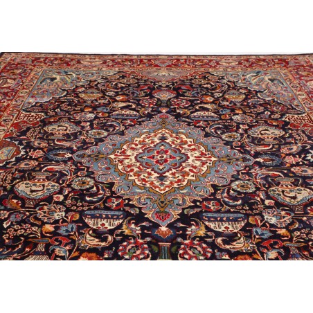 Tappeto Kashamr Zirkhaki Persia marrone azzurro 292x390