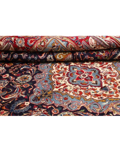 Tappeto Kashamr Zirkhaki Persia marrone azzurro 292x390