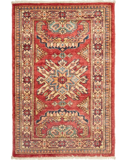 Tappeto Kazak Fine Pakistan rosso azzurro 60x97