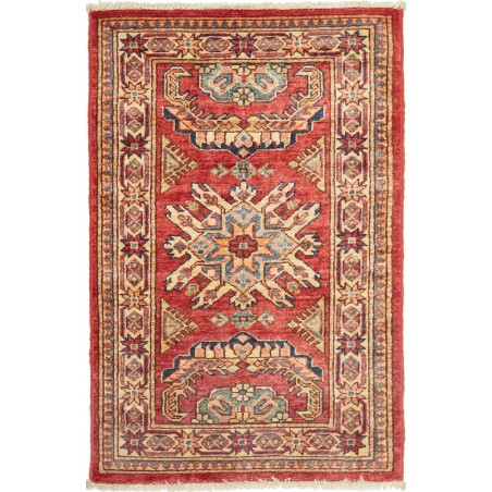 Tappeto Kazak Fine Pakistan rosso azzurro 60x97
