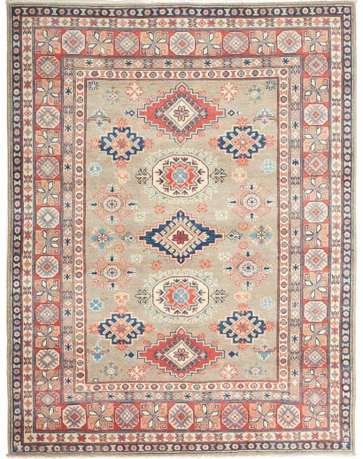 Tappeto Kazak Afghanistan marrone 153x200