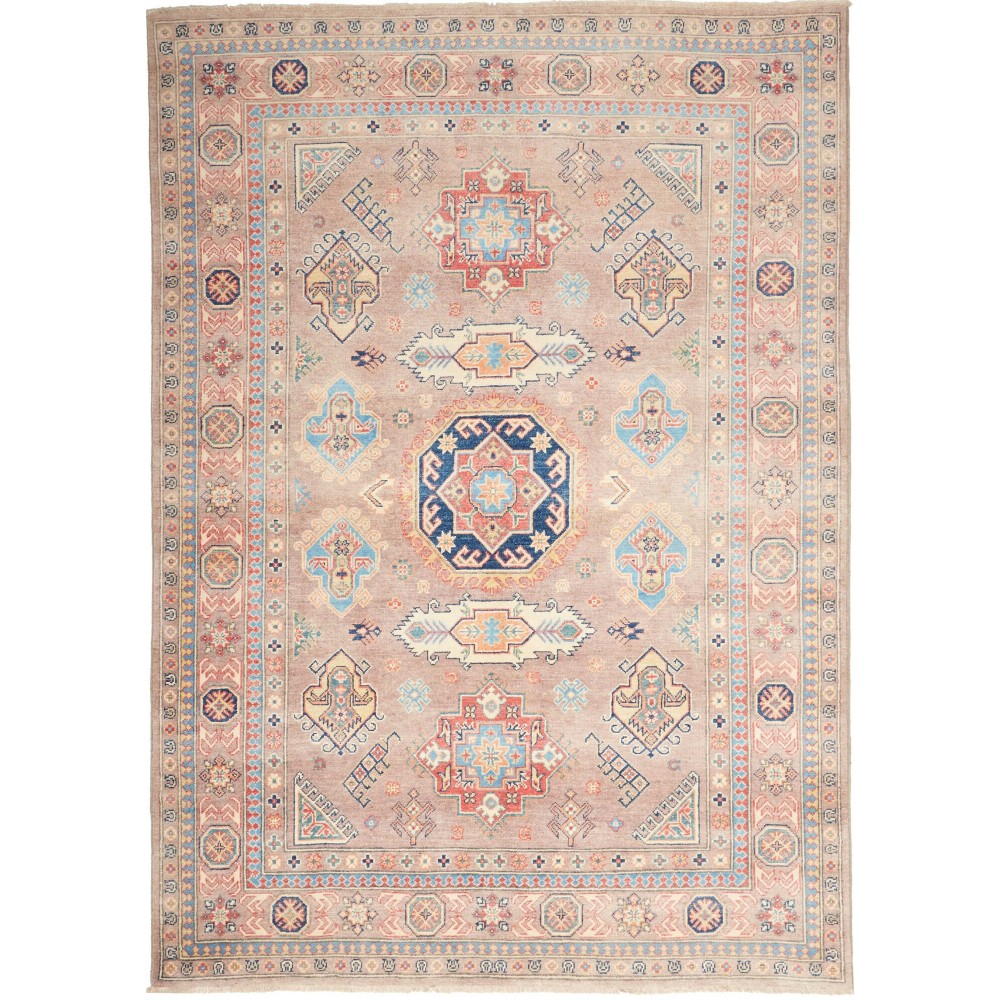 Tappeto Kazak Afghanistan marrone 169x238 Tappeto Kazak Afghanistan marrone 169x238