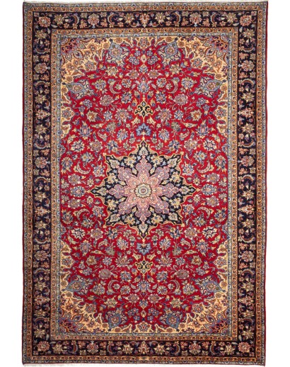 Tappeto Nadjafabad Persia marrone giallo 220x330