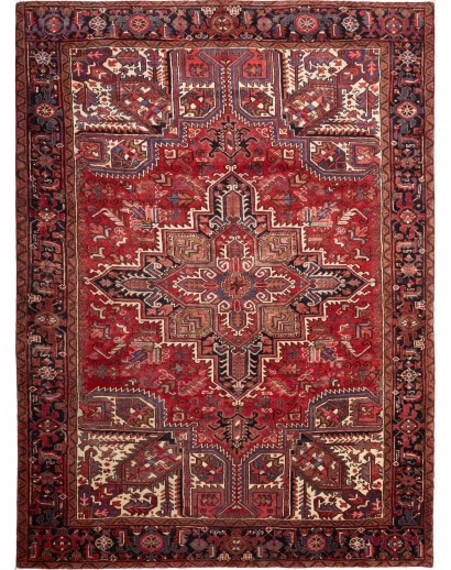 Tappeto Gorawan Persia marrone blu 217x295