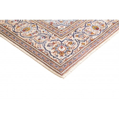 Tappeto Kashan Persia bianco marrone 200x298