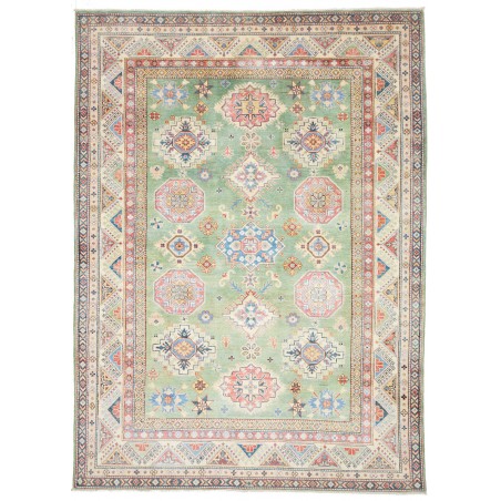 Tappeto Kazak Afghanistan beige bianco 199x280
