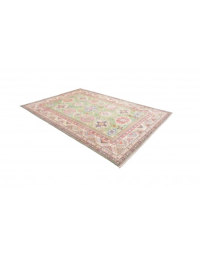 Tappeto Kazak Afghanistan beige bianco 199x280