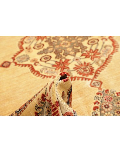 Tappeto Kazak Fine Pakistan marrone verde 273x362