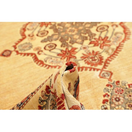 Tappeto Kazak Fine Pakistan marrone verde 273x362