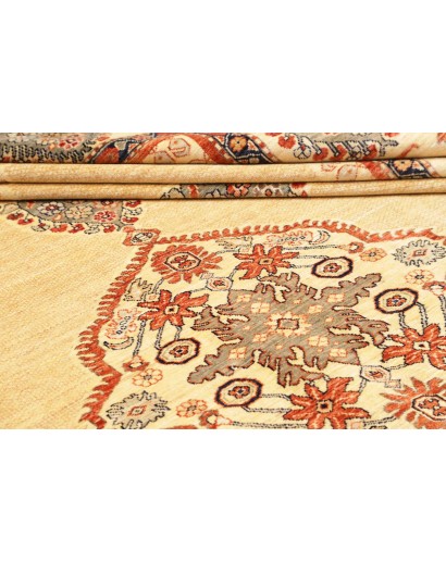 Tappeto Kazak Fine Pakistan marrone verde 273x362