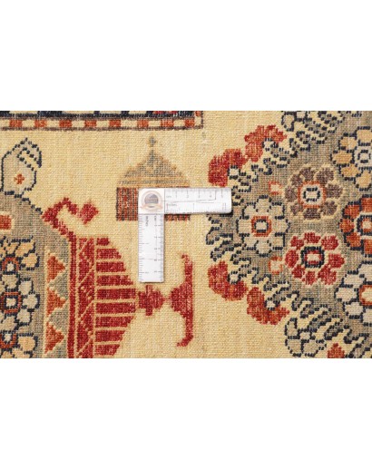 Tappeto Kazak Fine Pakistan marrone verde 273x362