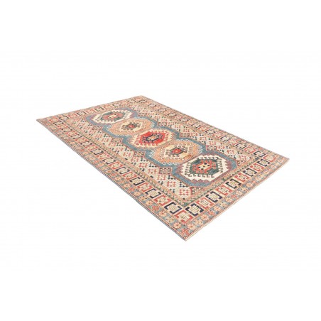 Tappeto Kazak Fine Pakistan beige azzurro 148x212