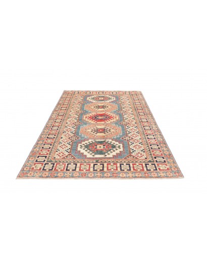 Tappeto Kazak Fine Pakistan beige azzurro 148x212