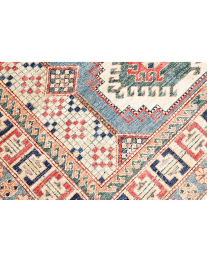 Tappeto Kazak Fine Pakistan beige azzurro 148x212