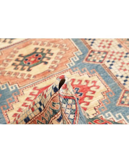 Tappeto Kazak Fine Pakistan beige azzurro 148x212