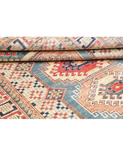 Tappeto Kazak Fine Pakistan beige azzurro 148x212